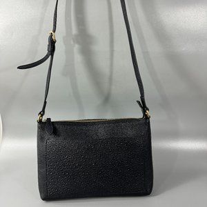 Liperli Women's Shoulder Bag Black Leather Made In Italy